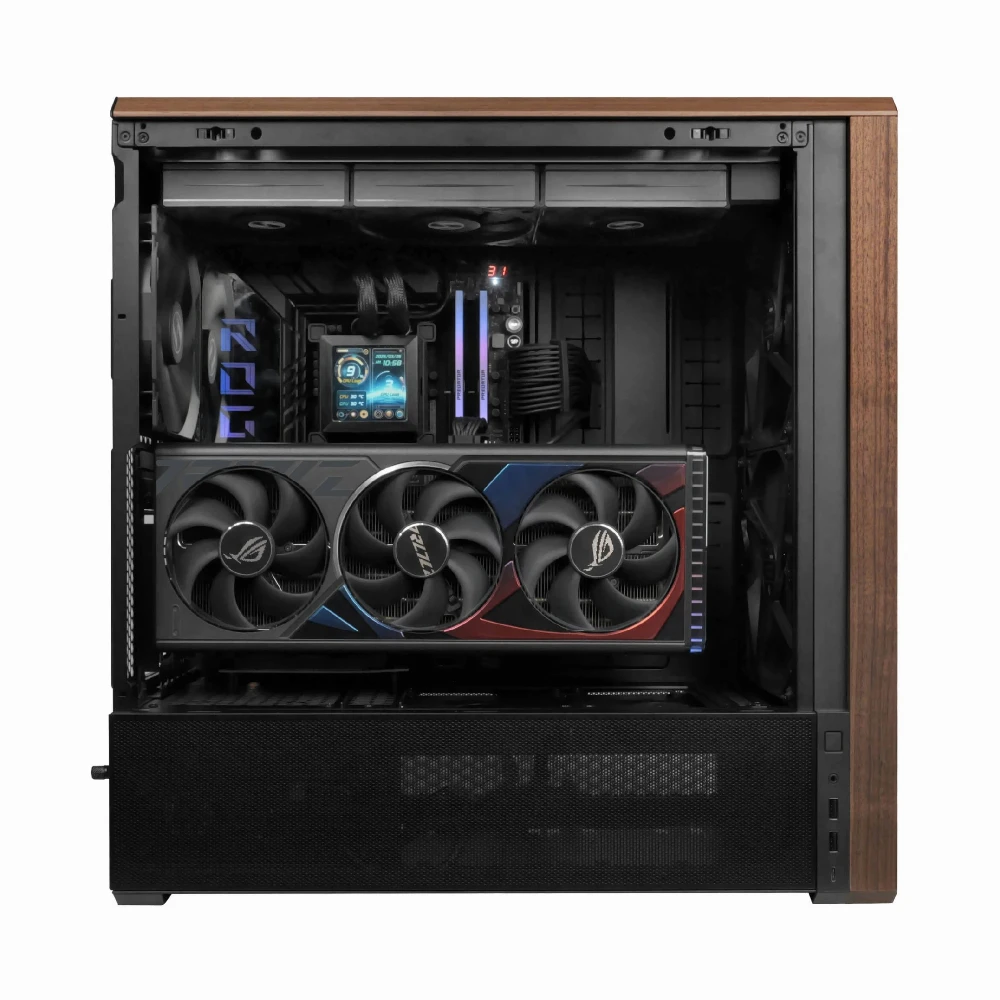 Lian Li кутия Case ATX - LANCOOL 217 WOOD - Black - Image 5