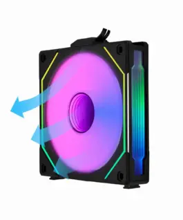 Lian Li вентилатор Fan 120mm - UNI SL-INF 120 ARGB Reverse Blade PWM - Black - Image 3