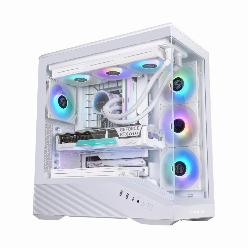 Lian Li кутия Case E-ATX - Vector V100 - White - Image 2