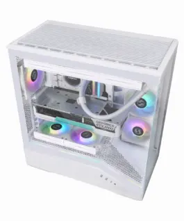 Lian Li кутия Case E-ATX - Vector V100 - White - Image 4
