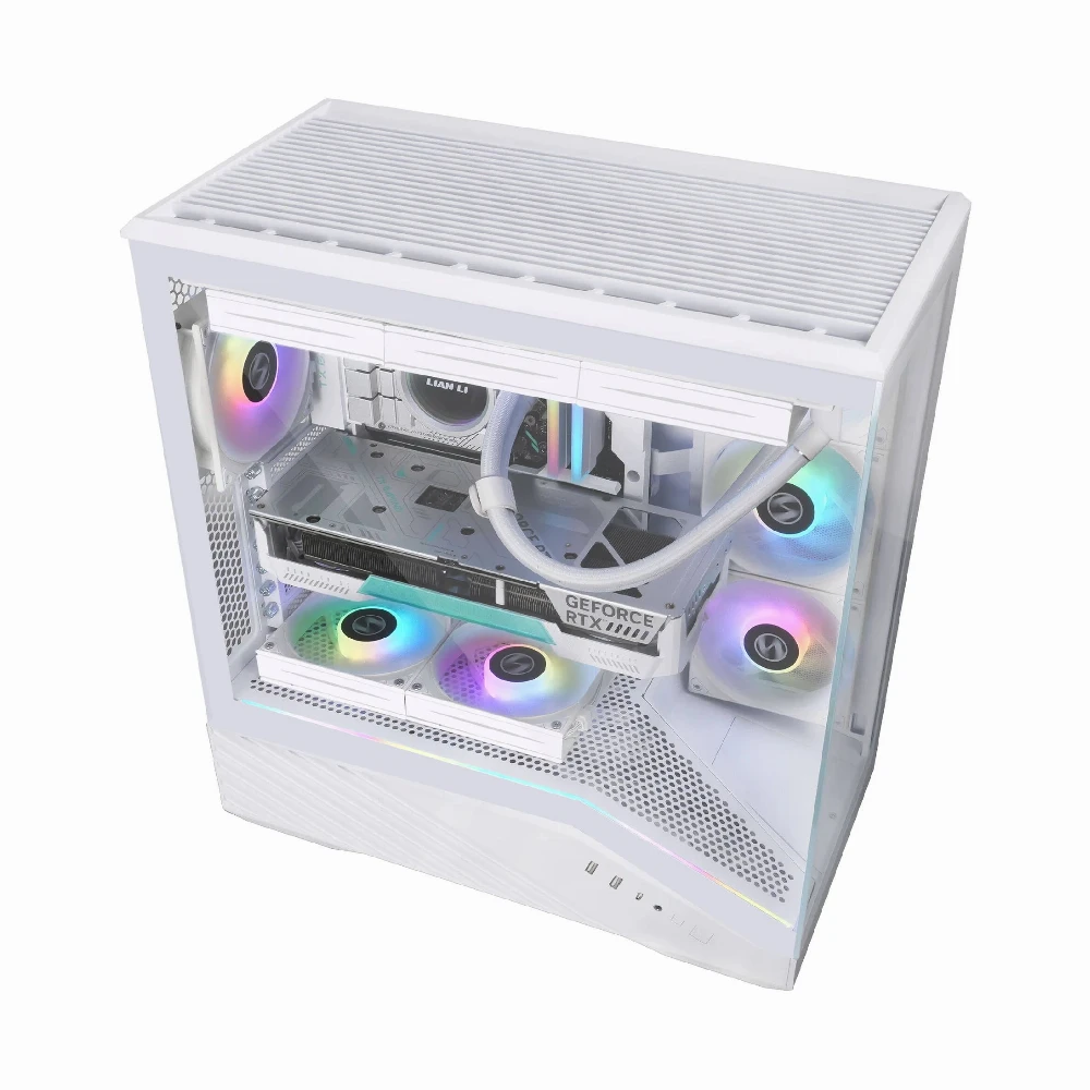 Lian Li кутия Case E-ATX - Vector V100 - White - Image 4