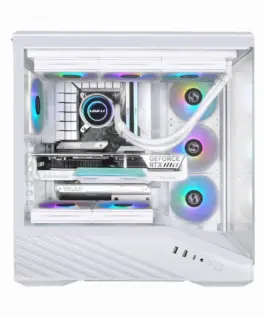 Lian Li кутия Case E-ATX - Vector V100 - White - Image 5