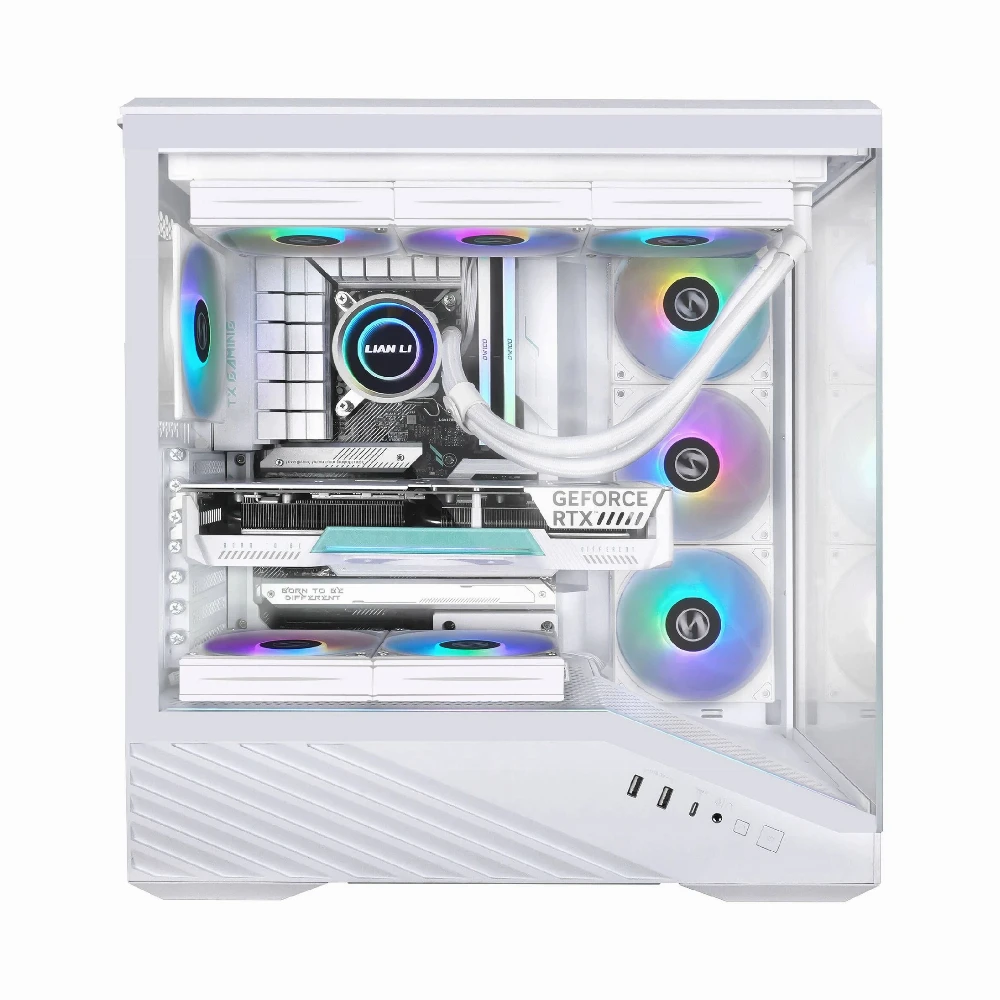 Lian Li кутия Case E-ATX - Vector V100 - White - Image 5