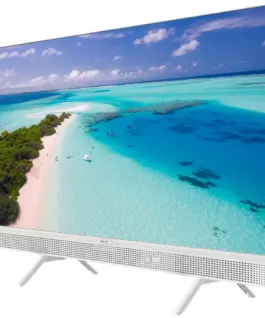 METZ Портативен телевизор 32MQE7100Z, 32" QLED, Google TV, бял - Image 4