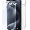 Пакет за iPhone 15 Pro Max- прозрачен калъф + протектор