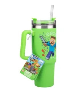 Alternative view от Чаша Paladone: Minecraft - Green 900ml Multiway Travel Cup Stra, PP14600MCF