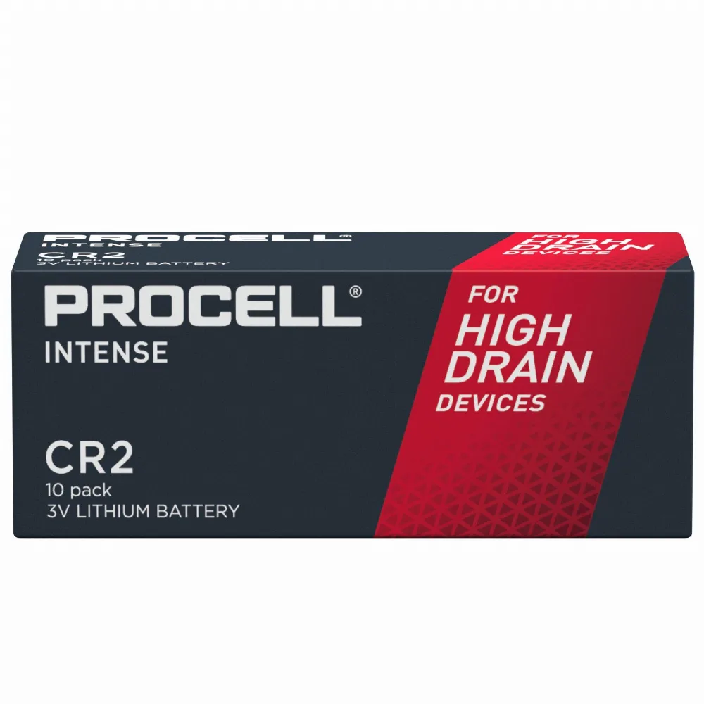 Батерия литиева индустриална CR2 3V 10 бр. в опаковка PROCELL INTENSE DURACELL /цена за 10