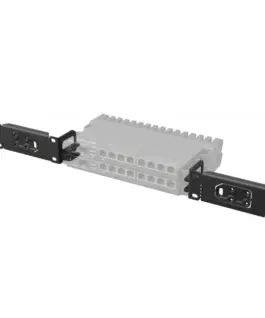 Alternative view от Монтажен кит Mikrotik, За RB5009/L009 за шкафове с размер 1U