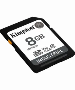 Alternative view от Карта памет Kingston 8GB SDHC Industrial C10, UHS-I, U3, V30, A1