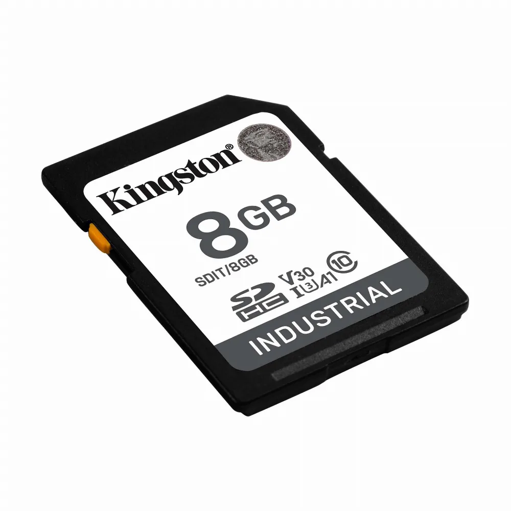 Карта памет Kingston 8GB SDHC Industrial C10, UHS-I, U3, V30, A1 - Image 2