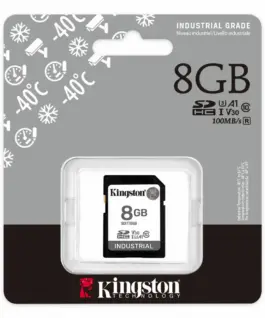Карта памет Kingston 8GB SDHC Industrial C10, UHS-I, U3, V30, A1 - Image 3