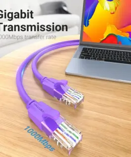 Vention Кабел LAN UTP Cat.6 Patch Cable - 1M Purple - IBEVF - Image 3