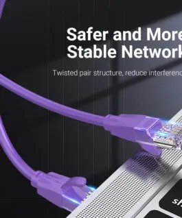 Vention Кабел LAN UTP Cat.6 Patch Cable - 1M Purple - IBEVF - Image 4