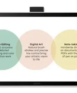WACOM Графичен дисплей таблет One pen display 14.0" - Image 4