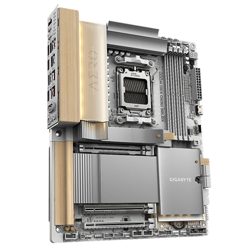 Дънна платка GIGABYTE X870E AERO X3D WOOD WIFI7, Socket AM5 - Image 2