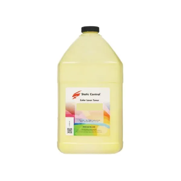 ТОНЕР БУТИЛКА (УНИВЕРСАЛЕН) ЗА КАСЕТИ ЗА OKI COLOR PRINTERS - UNIVERSAL TONER - Yellow - Static Control - 1