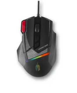 Геймърска мишка Spartan Gear Talos 2 - Черна