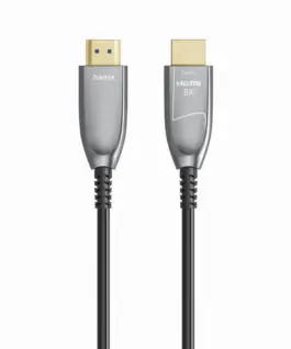Alternative view от HAMA Оптичен HDMI кабел, ултра високоскоростен, AOC, сертифициран, 8K, алуминий, 10 м