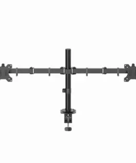 Alternative view от HAMA Стойка за 2 монитора за бюро, регулируема, 13" - 35", 12 кг, Черна