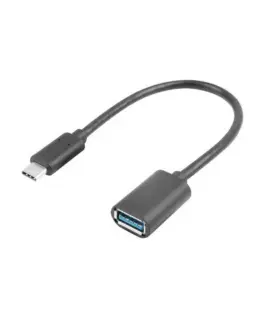Lanberg адаптер USB TYPE-C (M) AF 3.1 15 cm