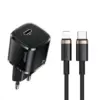 USAMS Usams Phone зарядно 1x USB-C T36+Lightning PD