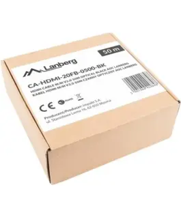 Alternative view от Lanberg кабел HDMI M/M v2.0 CA-HDMI-20FB-0500-BK 50m черен