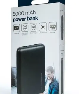 Alternative view от Gembird външна батерия 5000 mAh черен