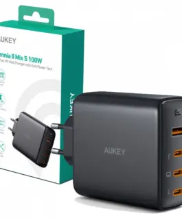 AUKEY AUKEY PA-B7S Omnia II G aN мрежово зарядно 4xUSB