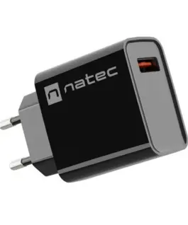 Natec USB зарядно Ribera 1x USB-A черен