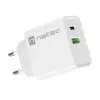 Natec USB зарядно Ribera 1x USB-A USB-C