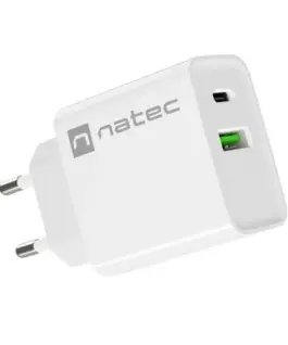 Natec USB зарядно Ribera 1x USB-A USB-C