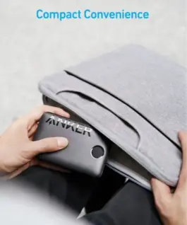 Alternative view от Anker външна батерия 335 20000 mAh 22.5W with USB-C кабел
