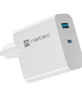 Alternative view от Natec RiberaGAN USB 45W мрежово зарядно