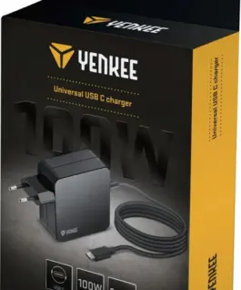 Alternative view от YENKEE зарядно за мобилни устройства 100W 1,8 m