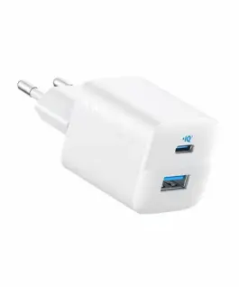 Anker зарядно 323 33W 1xUSB-A 1xUSB-C бял