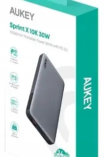 Alternative view от AUKEY външна батерия PB-Y41 10000mAh 30W 2xUSB PD 3