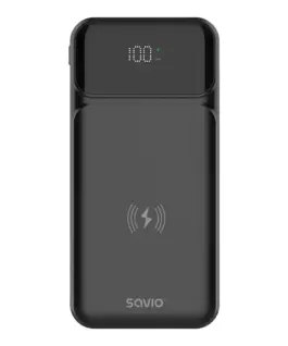 Savio външна батерия Wireless 10000 mAh BA-09