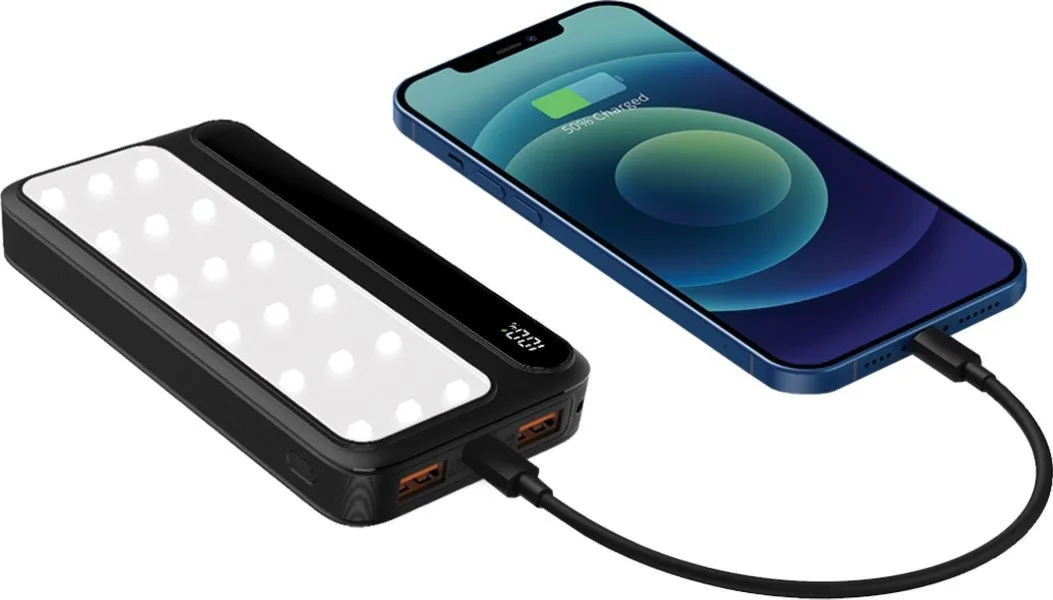 Rebeltec външна батерия P10 LCDPD 10 000mAh LAMP - Image 2