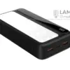 Rebeltec външна батерия P20 LCDPD LAMP 20 000mAh