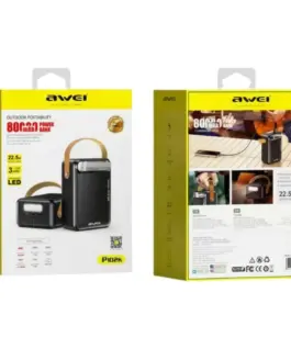 Alternative view от AWEI външна батерия P102K 22,5W PD 80000mAh