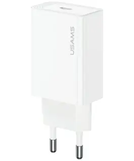 USAMS зарядно T69 20W USB-C бял