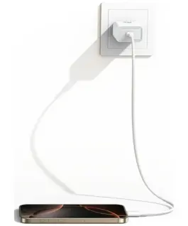 USAMS зарядно T69 20W USB-C бял - Image 4