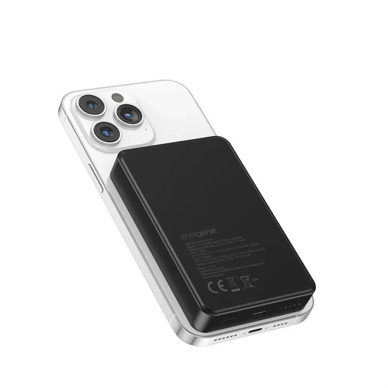 Gembird външна батерия 10000mAh 1xUSB-C PD 20W wireless 15W черен - Image 5