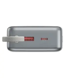 Alternative view от Gembird външна батерия 20000mAh with integrated кабел QC3.0 18W PD 65W LCD черен