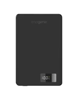 Gembird външна батерия wireless magnetic LCD 5000mAh 15W черен