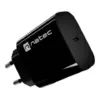 Natec USB зарядно Ribera 1xUSB-C 20W черен