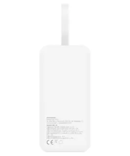 Alternative view от Savio външна батерия BA-15 50000 mAh бял