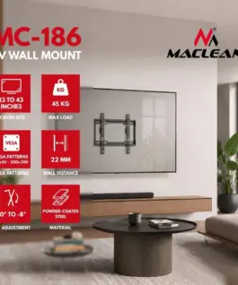 Alternative view от Maclean TV mount черен max 45kg MC-186
