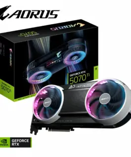 Alternative view от Gigabyte видео карта AORUS GeForce RTX 5070 Ti INFINITY 16G 256BIT GDDR7 3DP