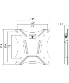 LogiLink TV wall mount 13-27 inches 25kg max - Image 3